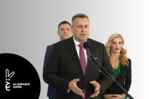 SNS presadzuje zrušenie RTVS a vznik STaR. Kandidát na prezidenta Andrej Danko sa netají tým, že telerozhlas nemá byť verejnoprávny, ale štátny. Reprofoto: Facebook/Andrej Danko